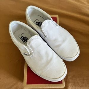 VANS Classic Slip-on Kids 4Y in White